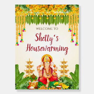 Gruhapravesham sign Indian Housewarming signs