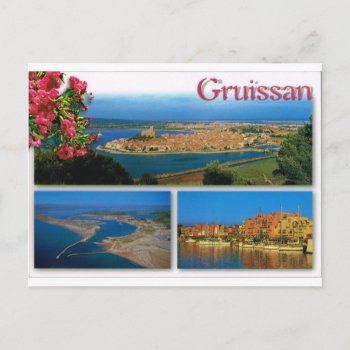 Gruissan  Cote D'azur  Multiview Postcard by windsorprints at Zazzle