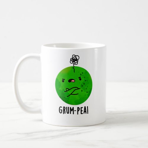 Grum_pea Funny Grumpy Pea Veggie Pun Coffee Mug