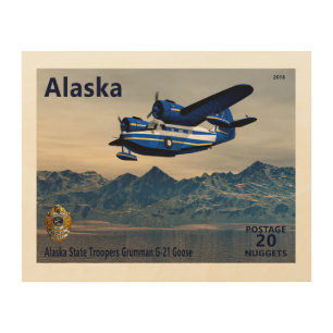 Grumman G-21 Goose Wood Wall Art