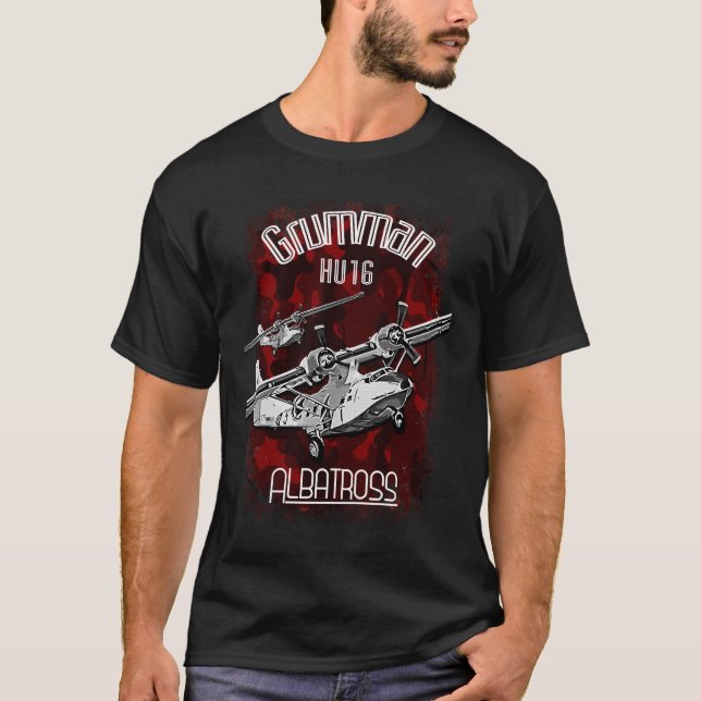 Grumman HU-16 Albatross Aircraft T-Shirt (Front)