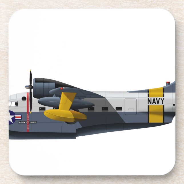 Grumman HU-16B Albatross 1906 Coaster (Front)