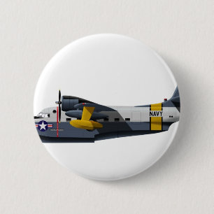 Grumman HU-16B Albatross 1906 Pinback Button