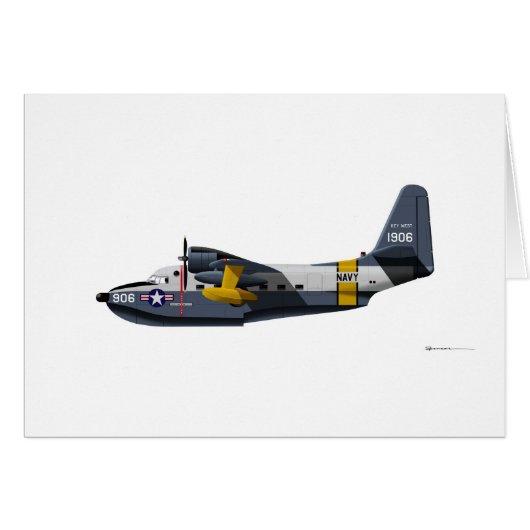 Grumman HU-16B Albatross Navy Cards (Front Horizontal)