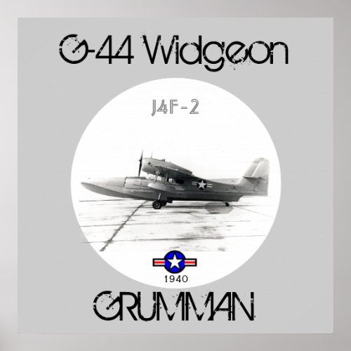 Grumman J4F_2 Widgeon Poster