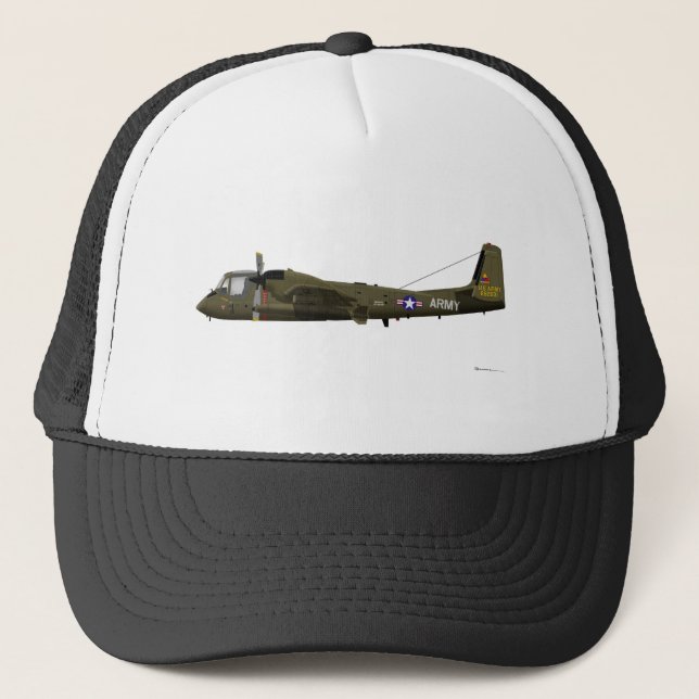 Grumman OV-1 Mohawk Trucker Hat (Front)