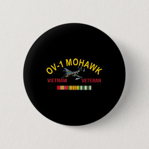 Grumman Ov-1 Mohawk Vietnam Veteran Ov-1 Aircraft  Button