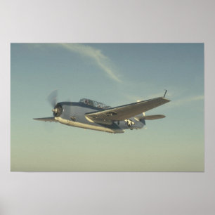 Grumman TBM Avenger Chino Air Museum Poster