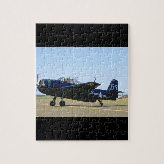 Grumman TBM Avenger, Left Front_WWII Planes Jigsaw Puzzle (Vertical)