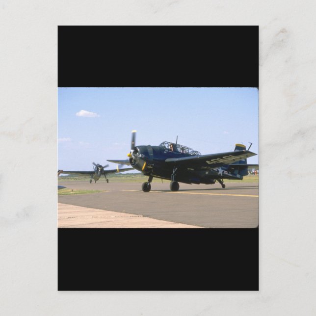Grumman TBM Avenger. (plane_WWII Planes Postcard (Front)