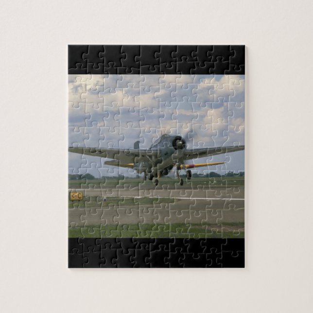 Grumman TBM Avenger, Taking Off_WWII Planes Jigsaw Puzzle (Vertical)