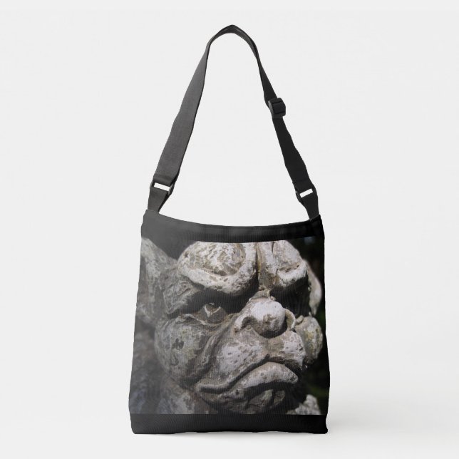 Grump Gargoyle Tote Bag (Front)