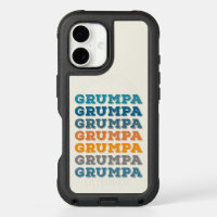 Grumpa | Funny Grumpy Grandpa Retro Text Design