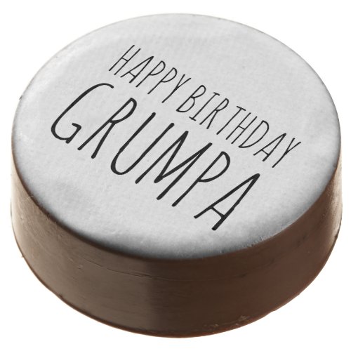 Grumpa Funny Novelty for Grumpy Grandpa Chocolate Covered Oreo