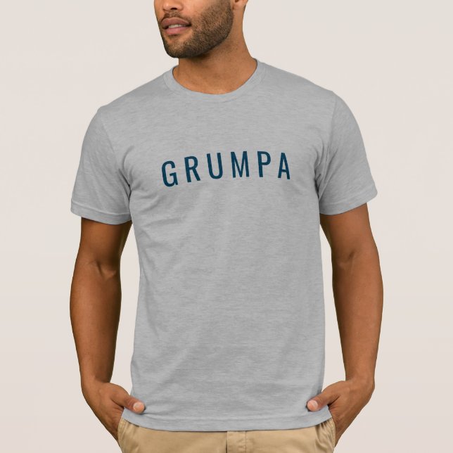Grumpa Funny Novelty for Grumpy Grandpa Graphic T-Shirt (Front)