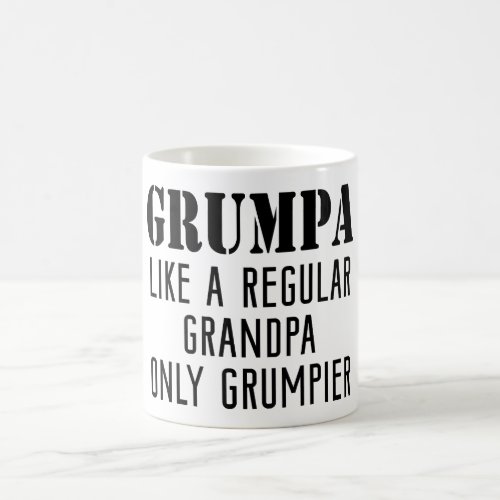 Grumpa Like A Regular Grandpa Mug Gift