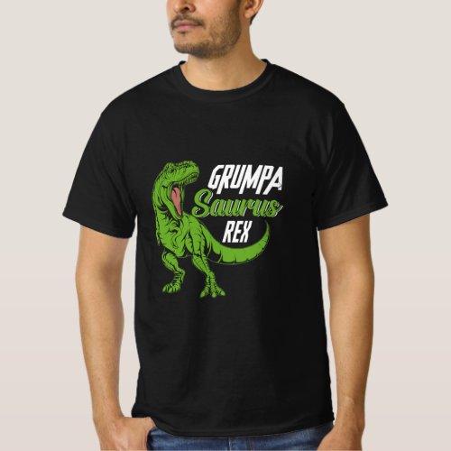 Grumpa_Saurus Rex Dinosaur GrumpaSaurus  T_Shirt