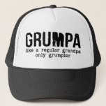 Grumpa Trucker Hat<br><div class="desc">Is your Grandpa a little Grumpy at times?  Why not chuckle about it?  Give this gift to bring a smile to his face.</div>