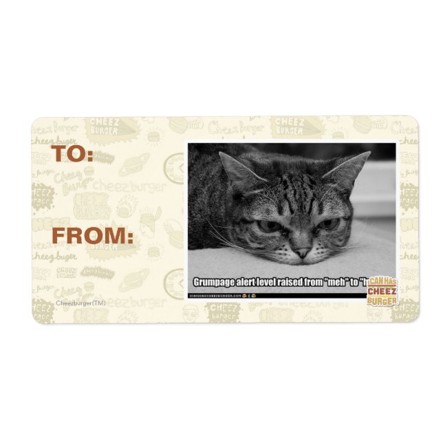 Grumpage Alert Label (Front)