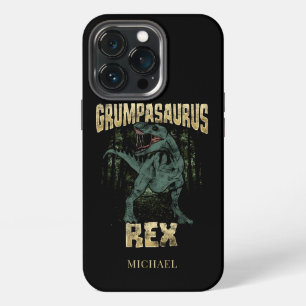 Grumpasaurus Rex Dinosaur T Rex Grandpa iPhone 13 Pro Case