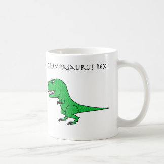 Grumpasaurus Rex Green Textured Mug