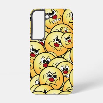 Grumpeys Angry Faces Set Samsung Galaxy S22 Case by disgruntled_genius at Zazzle