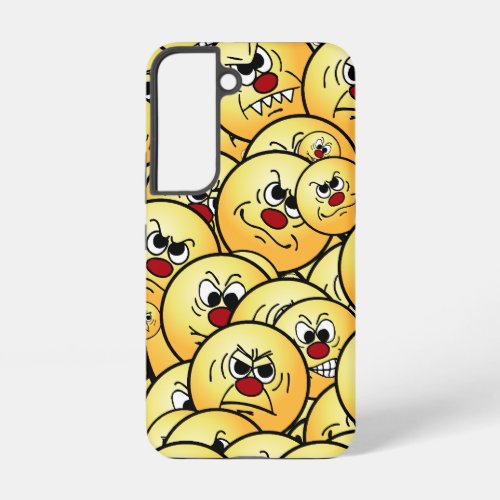 Grumpeys Angry Faces Set Samsung Galaxy S22 Case