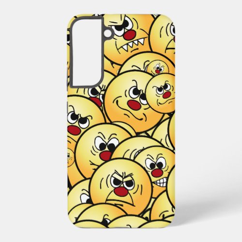 Grumpeys Angry Faces Set Samsung Galaxy S22 Case