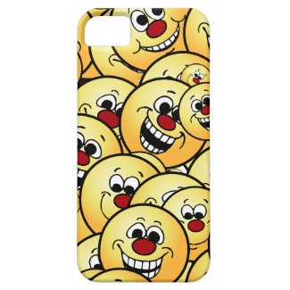 Grumpeys Happy Smiley Faces Set iPhone 5 Case