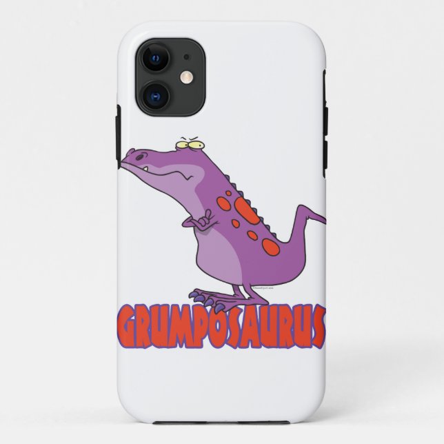 Grumposaurus Grumpy DInosaur Dino Case-Mate iPhone Case (Back)
