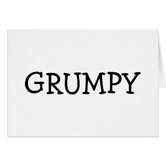 Grumpy (Front Horizontal)