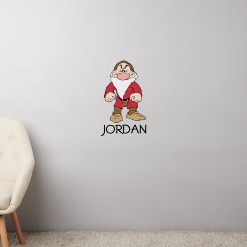 Grumpy 2  Personalize Wall Decal