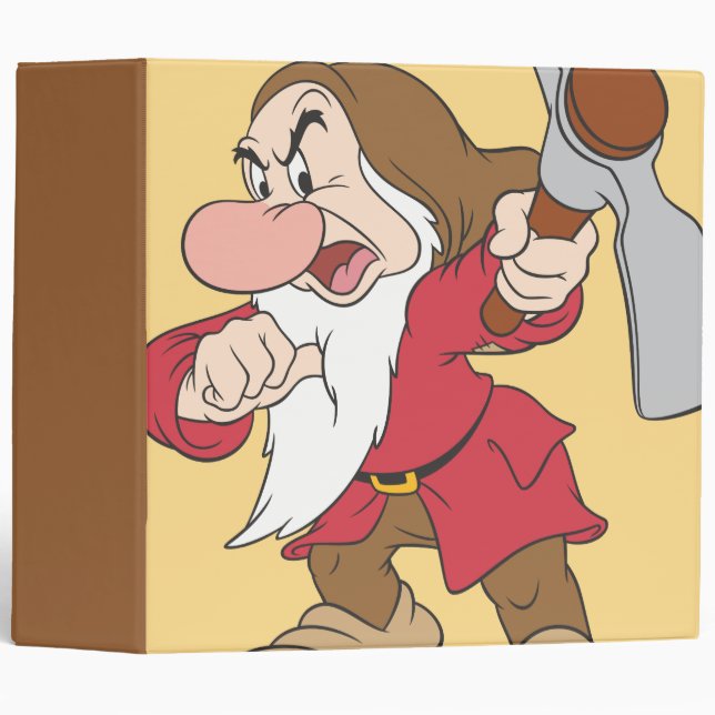 Grumpy 4 3 ring binder (Front/Spine)