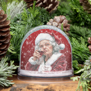 Grumpy Aging Female Friend Snow Globe
