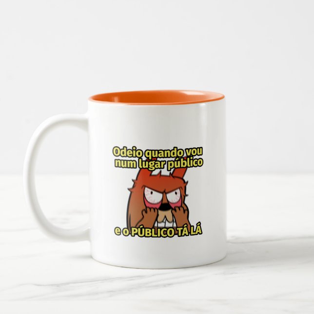 Grumpy Antisocial Mug (Left)