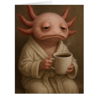 Grumpy Axolotl Cards
