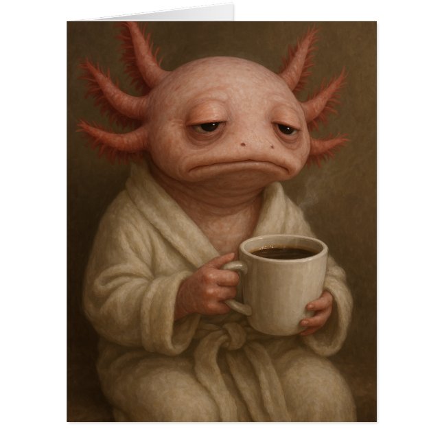 Grumpy Axolotl Cards (Front)