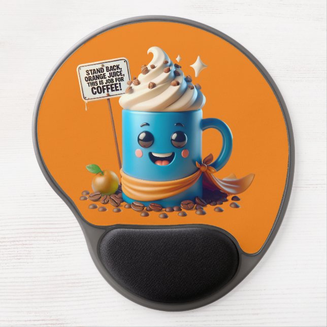 Grumpy Before Coffee Gel Mouse Pad (Front)