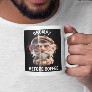 Grumpy Before Coffee Giant Coffee Mug
