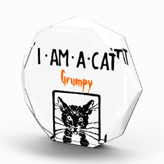 Grumpy Black Cat Award for Mr. or Mrs. Grumpy