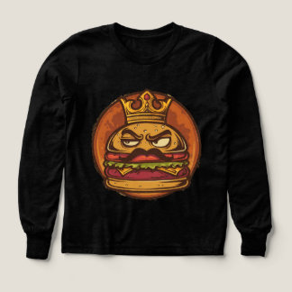 Grumpy Burger Crown Graphic Black Tee