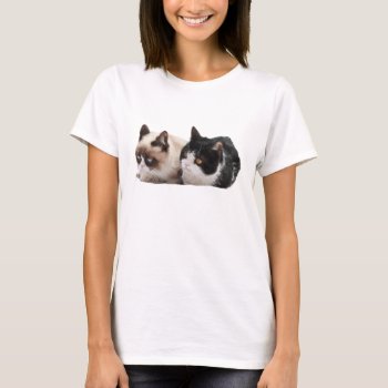 Grumpy Cat And Pokey T-shirt by thegrumpycat at Zazzle