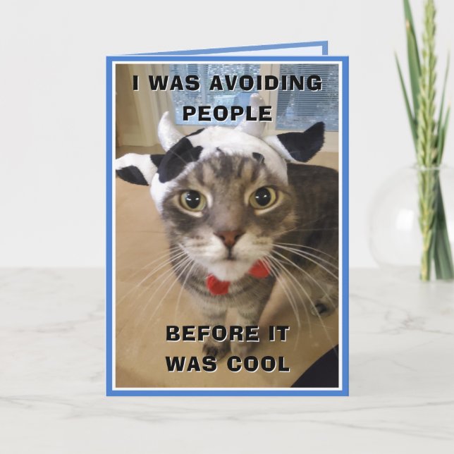 Grumpy Cat Birthday Card (Front)