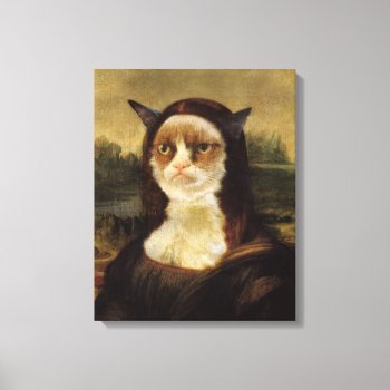 Grumpy Cat Canvas Print by thegrumpycat at Zazzle