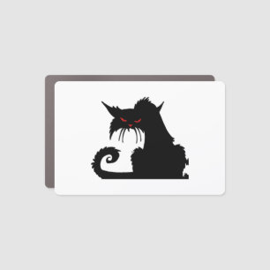 Grumpy cat car magnet
