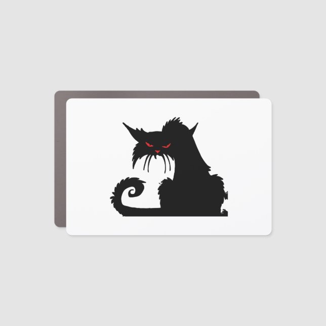 Grumpy cat    car magnet (Front)