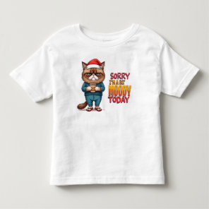 Grumpy Cat Christmas Mood Toddler T-shirt