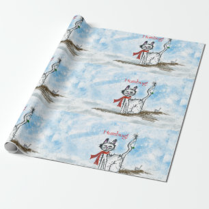 Grumpy Cat Christmas Wrapping Paper