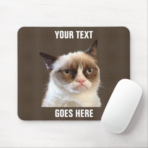 Grumpy Cat™ Design Your Own Mousepad Zazzle