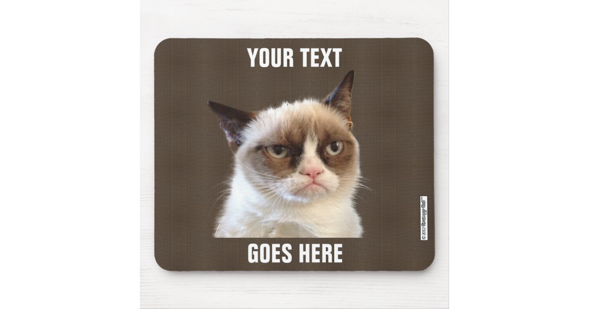 Grumpy Cat™ Design Your Own Mousepad Zazzle